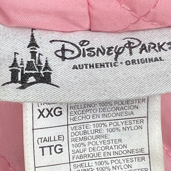 DISNEY PARKS XXL Minnie Mouse‎ Plush Fleece Hooded Jacket - Picture 6 of 9